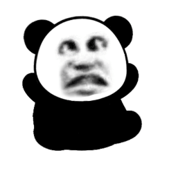 熊猫头气急败坏表情包图片