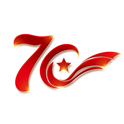 70周年徽章设计图片