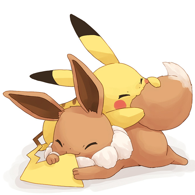 精灵宝可梦伊布皮卡丘p站みそ煮