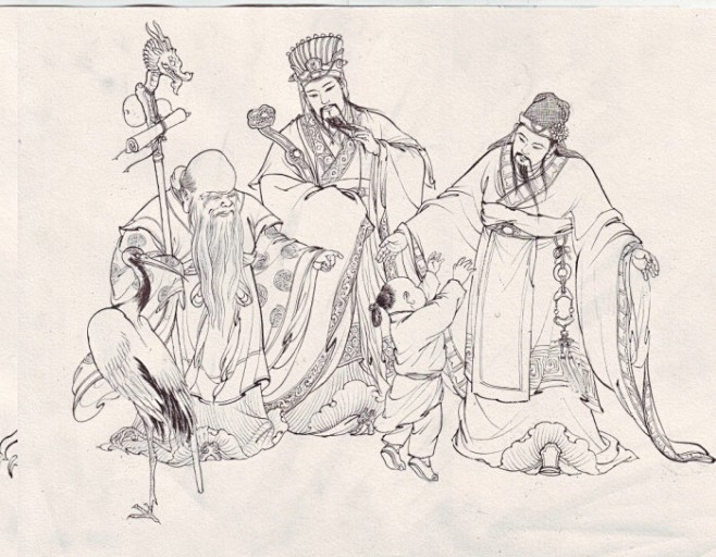 西游记人物线稿