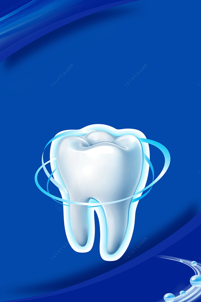 牙科医院牙齿美容口腔健康psd背景图