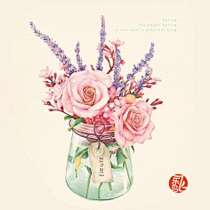 画画的柚白采集到各种植物