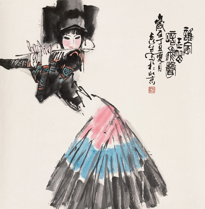 19:58:02董辰生的水墨人生董辰生国画人物图片华山论剑802同采自www