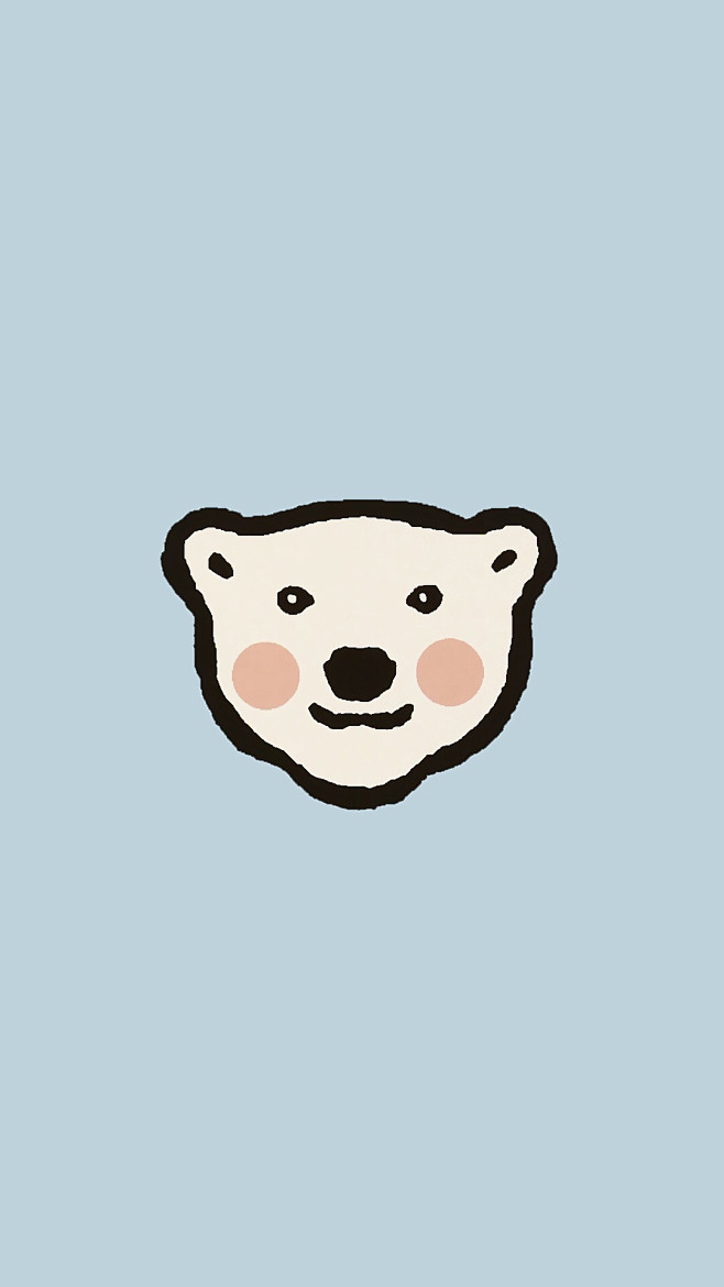 「卡通手机壁纸。少女原宿。插画设计。高清动