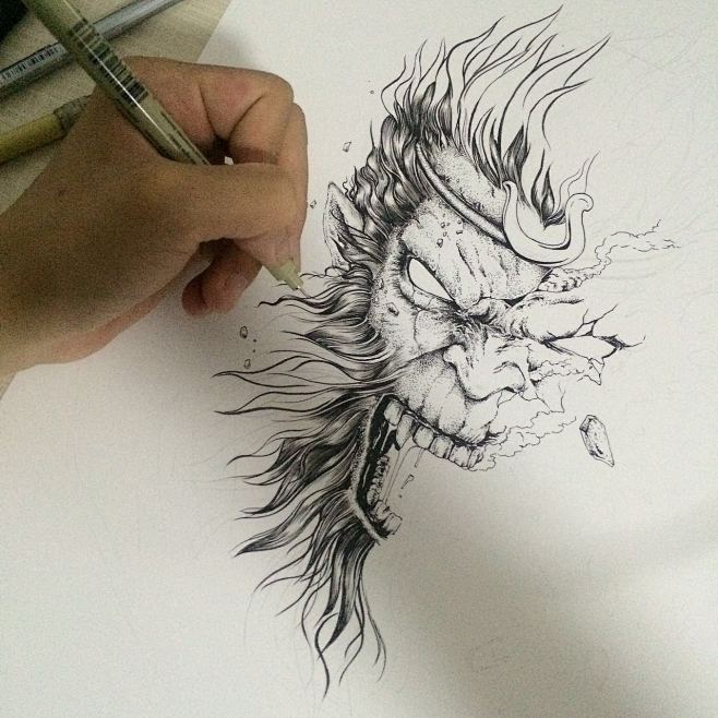 《斗战神》电影先行海报|插画|商业插画|守望者