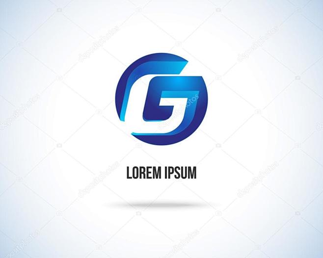 相结合的字母 glogoonedaye同采自www.meisupic.