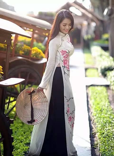 越南式旗袍奥黛美到爆