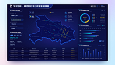 灯半昏时-月半明时采集到大屏-数据可视化