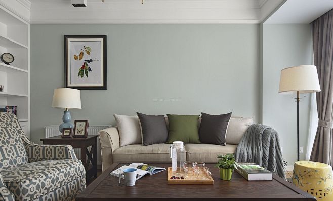 小户型客厅沙发颜色搭配装修设计图片