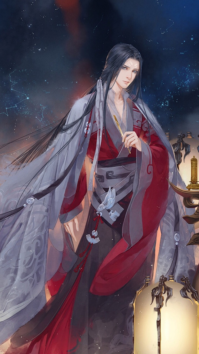 古风手绘图匪萌十月