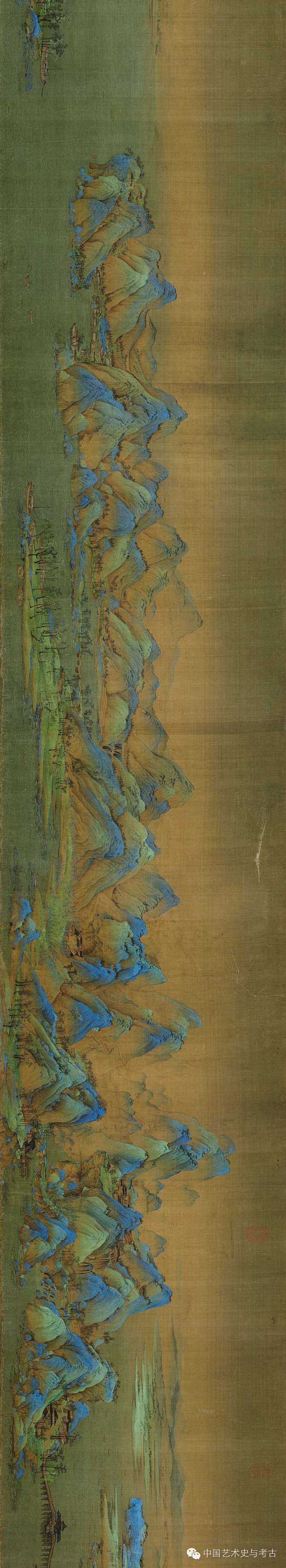 【高清系列】北宋王希孟《千里江山图卷》中的人们都在干些啥? / 查查