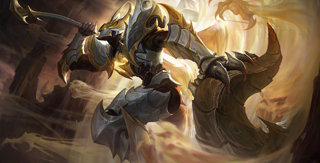 白起–白色死神8k壁纸