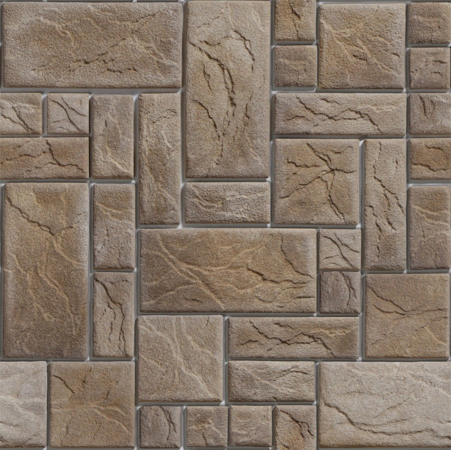 黄灰色仿古砖材质贴图