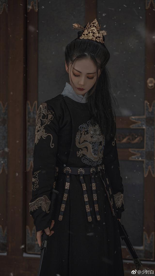 真正的飞鱼服汉服图片