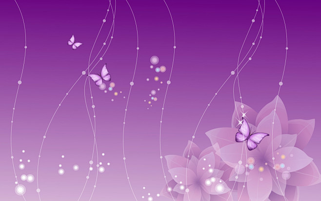 抽象的本质花紫色的蝴蝶1920x1200壁纸