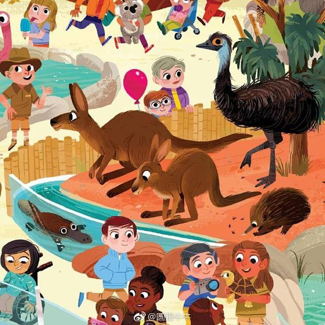 插画##儿童插画# 作者kim smith