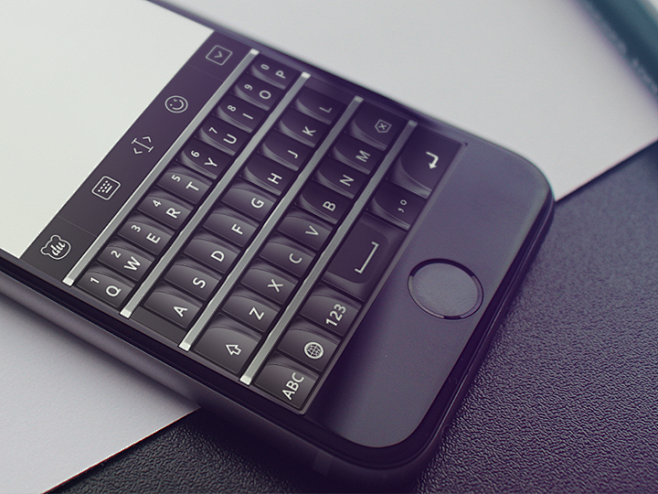 Hello BlackBerry - 百度输入法特效皮肤