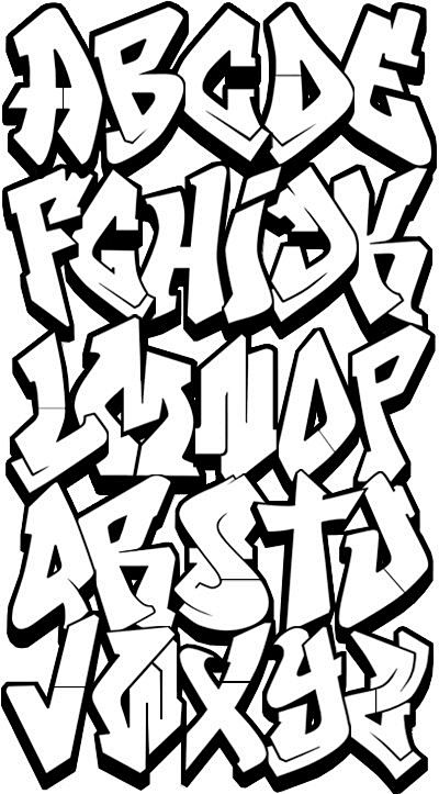 graffitilettersgraffitigraffitialphabetwildstylebyeblanke7