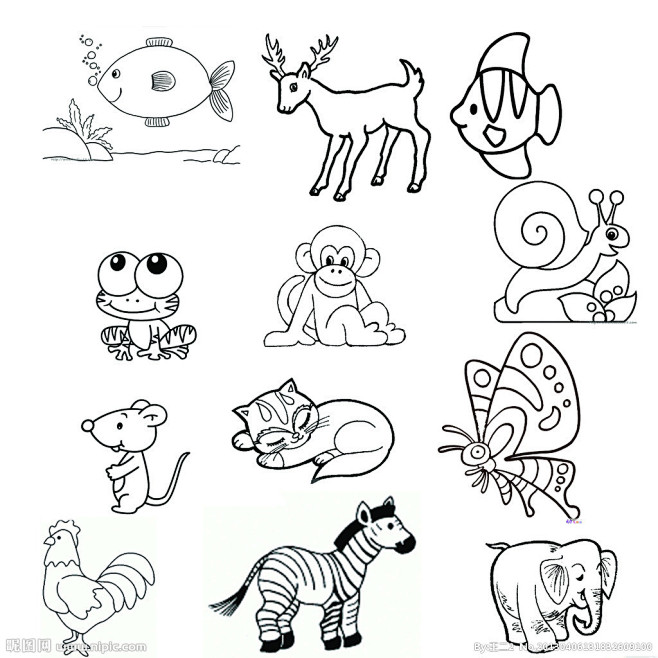 动物简笔画