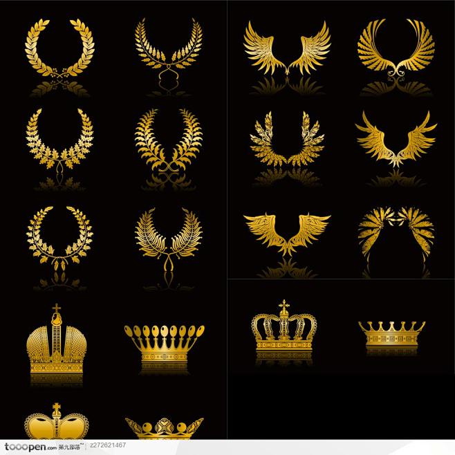 16:12:05金色翅膀皇冠麦穗1喜欢边框花纹素材公社网小编同采自www