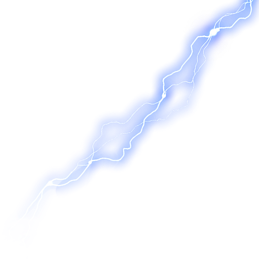 闪电特效素材矢量图图片
