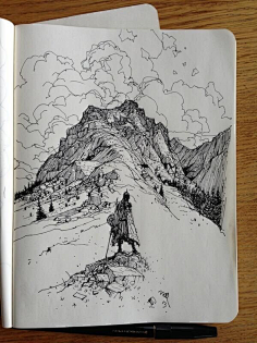 一半の歌采集到手绘插画