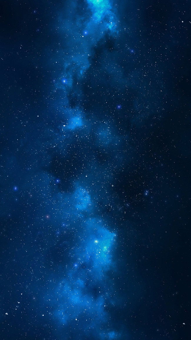 唯美蓝色星空h5背景素材