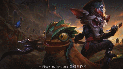 lol立绘动效暴怒骑士克烈