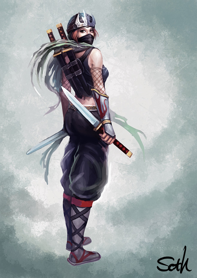 女忍者.jpg (1654×2338)