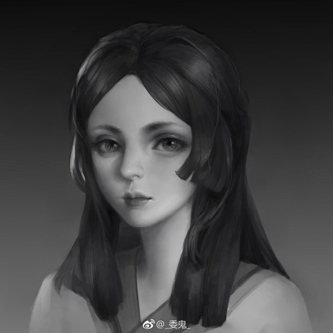 cg【黑白头像】